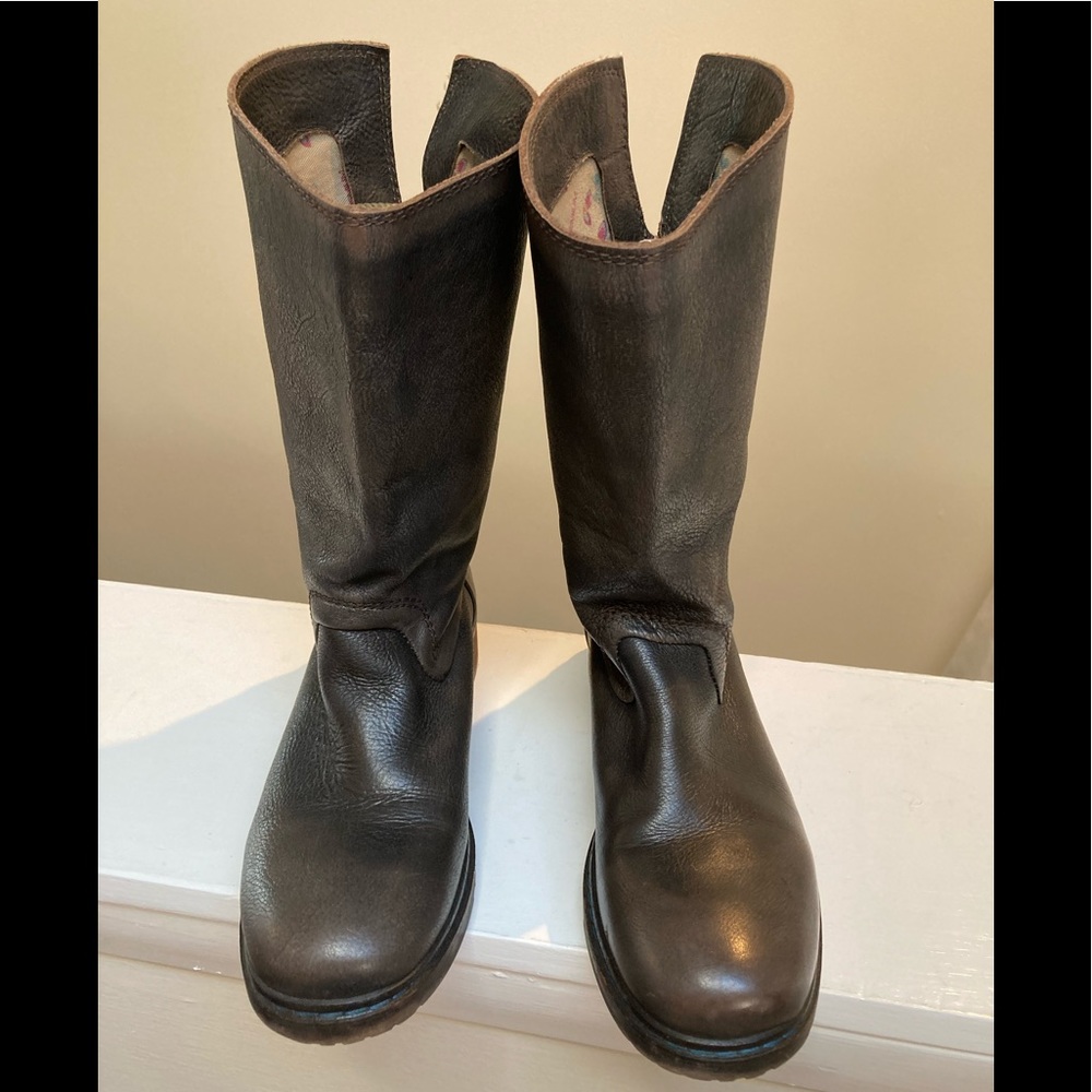 Felmimi Premium Leather Boot Made in Portugal Brown Size 36 (6) Motorcycle